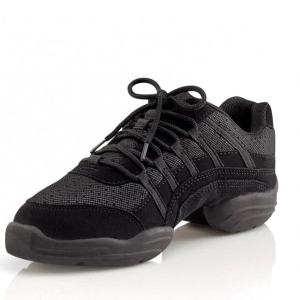 Capezio Rock It women’s size 11 Black Mesh and Suede Dance Sneakers